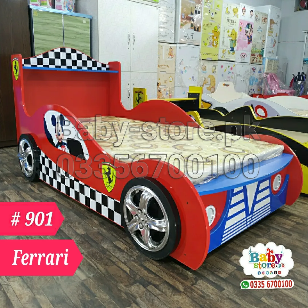 Kids ferrari shops bed